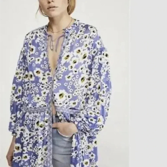 🌸Free People Rain Combo Tunic Dress - Picture 1 of 16